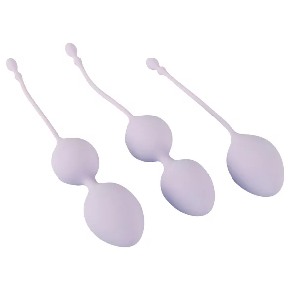Beau Coeur Elorin - geiša kamuoliukų rinkinys - 3 dalių - violetinė