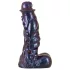 Beasty Cocks Tech-Zilla Bang - monstriškas dildo su siurbtuku (violetinis)