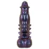 Beasty Cocks Tech-Zilla Bang - monstriškas dildo su siurbtuku (violetinis)