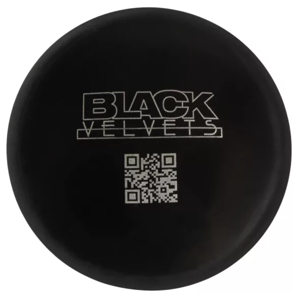 Black Velvets - silikoninis analinis kaištis su siurbtuku (juodas) - M