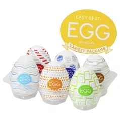   TENGA Variety - masturbatorius rinkinys vyrams - 6 vnt kiaušiniai