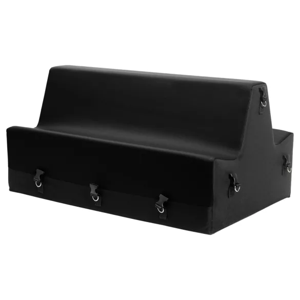 Liberator - sekso pagalvė su antrankiais (juoda)