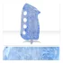 Fleshlight Fleshskins Grip Blue Ice - iš abiejų galų atviras masturbatorius (mėlynas)