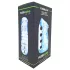 Fleshlight Fleshskins Grip Blue Ice - iš abiejų galų atviras masturbatorius (mėlynas)
