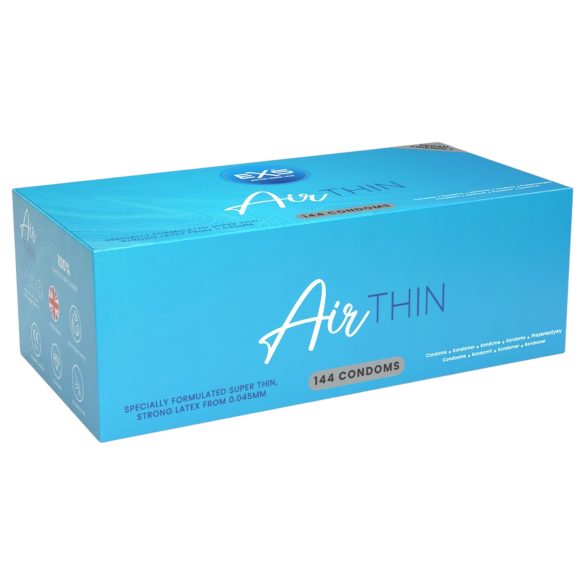 EXS Air Thin - prezervatyvai - itin ploni - lateksas - 144 vnt.