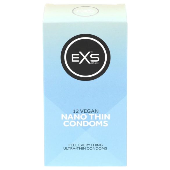 EXS Nano Thin - prezervatyvai - itin ploni - 12 vnt.