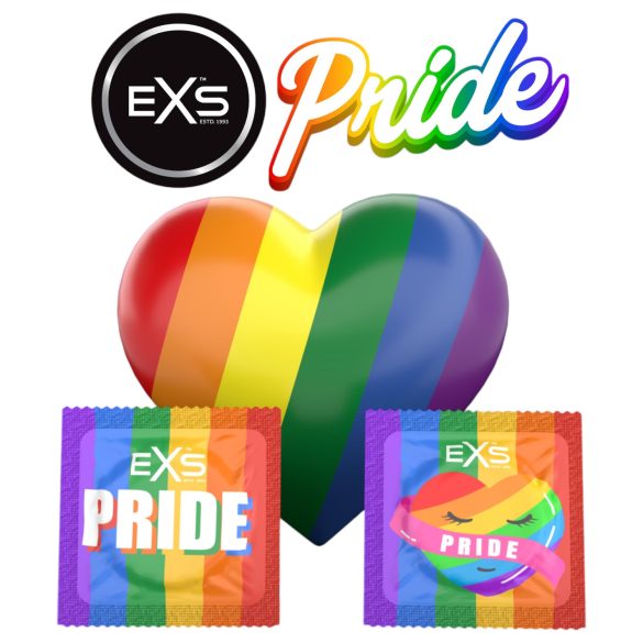 EXS Pride - lateksiniai prezervatyvai - 144 vnt