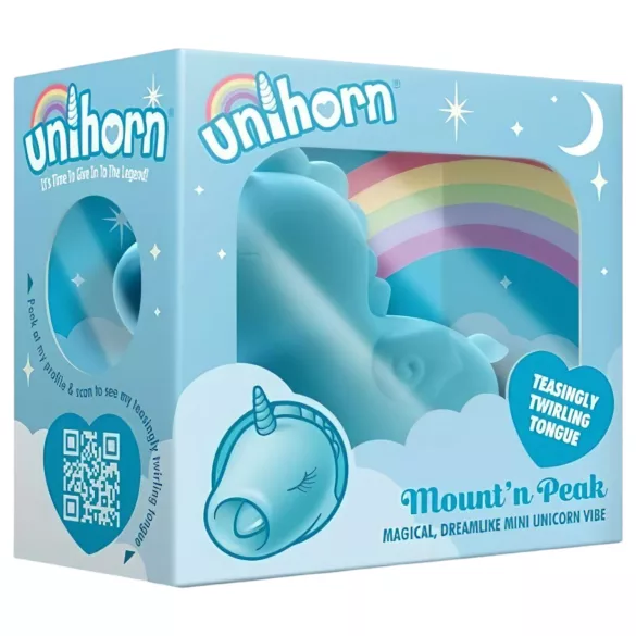 Unihorn Mount'n Peak - klitorio stimuliatorius - įkraunamas - mėlynas