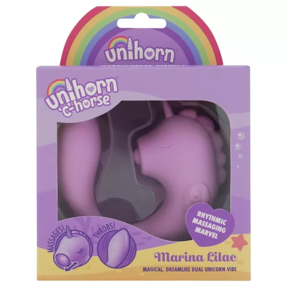Unihorn C-Horse - G taško ir klitorio stimuliuojantis vibratorius (violetinis)