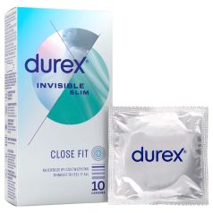 Durex Invisible Slim - plonas prezervatyvas (10 vnt.)