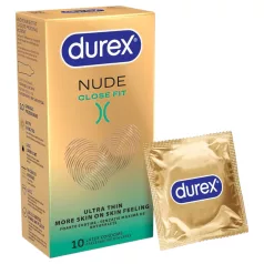 Durex Invisible Slim - ploni prezervatyvai - 10 vnt.