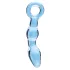 Clarity Utopian Mystique - gofruotas stiklinis analinis dildo (skaidrus)