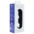 Clarity Utopian Mystique - gofruotas stiklinis analinis dildo (skaidrus)