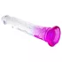 Lonely Lance - dildo su siurbtuku - permatomas violetinis