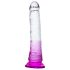 Vienišas Ietis - siurbtukas dildo (violetinė-permatoma)