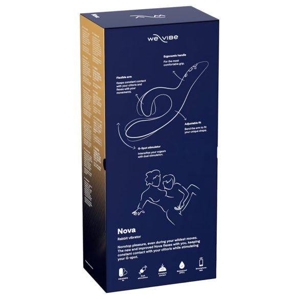 We-Vibe Nova 2 - vibratorius su klitorio atšaka - įkraunamas - mėlynas
