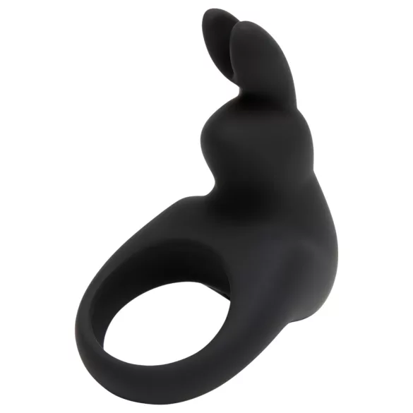 Happyrabbit - vibruojantis penio žiedas - įkraunamas - juodas