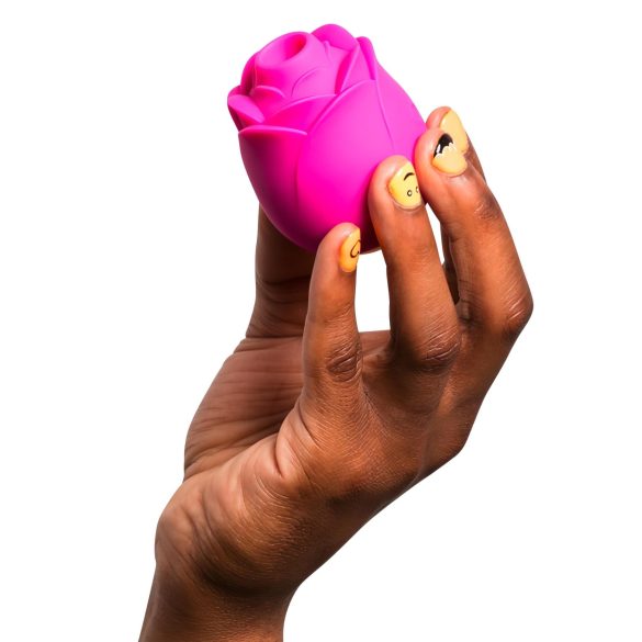 ROMP Rose - klitorinis vibratoriaus oro bangomis - rožinės spalvos