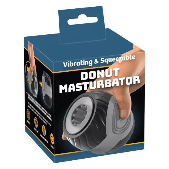 You2Toys - masturbatorius dviem varikliais - pilkas