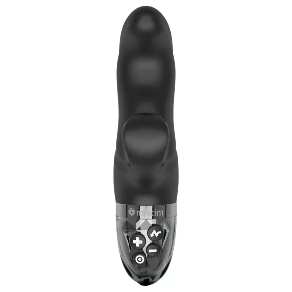 mystim Hop Hop Bob E-Stim - įkraunamas elektro vibratorius (juodas)
