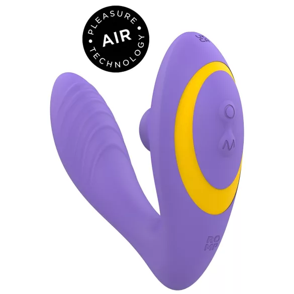 ROMP Reverb - G taško vibratorius su oro bangomis - 2in1 - violetinis