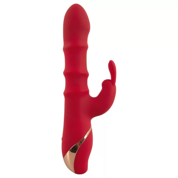 You2Toys Rabbit - vibruojantis žiedas su judančia galvute - raudonas