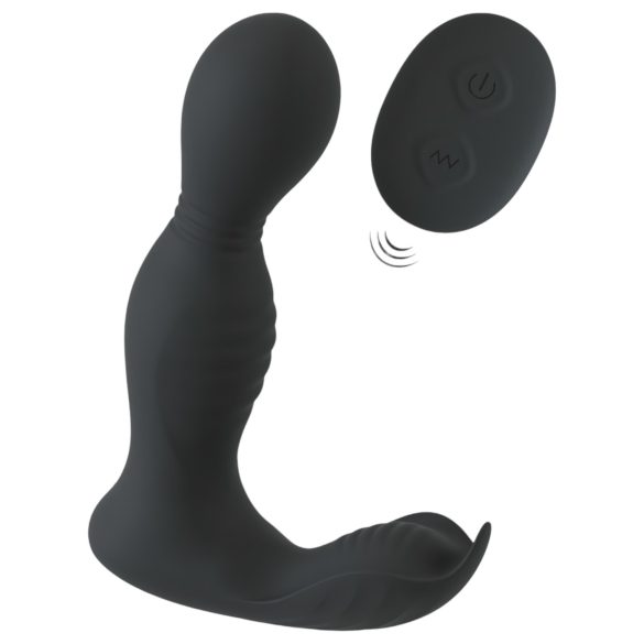 Rebel - nuotolinis 2in1 prostatos vibratorius (juodas)