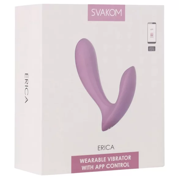 Svakom Erica - išmanus dėvimas vibratorius - rožinis