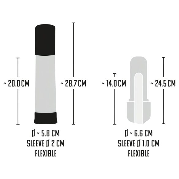 Mister Boner - automatinė penio pompa - įkraunama - juoda permatoma