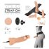 You2Toys - prisegamas dildo rinkinys (natūralus)