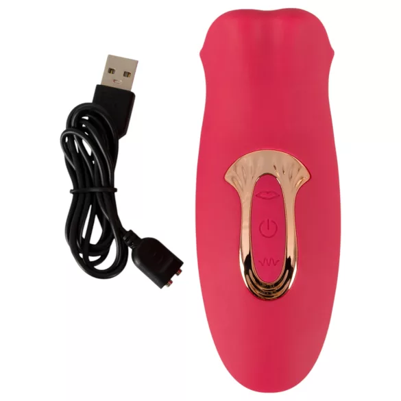 You2Toys - klitorinis vibratoriukas su liežuvėliu (rožinis)