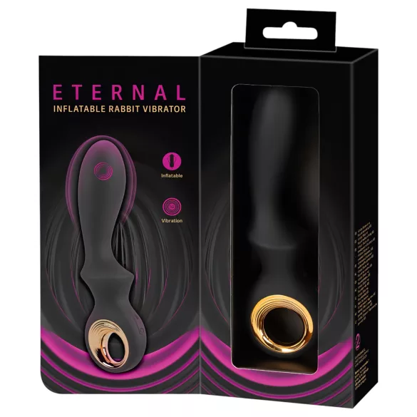 Eternal - pripučiamas G taško vibratorius (juodas)