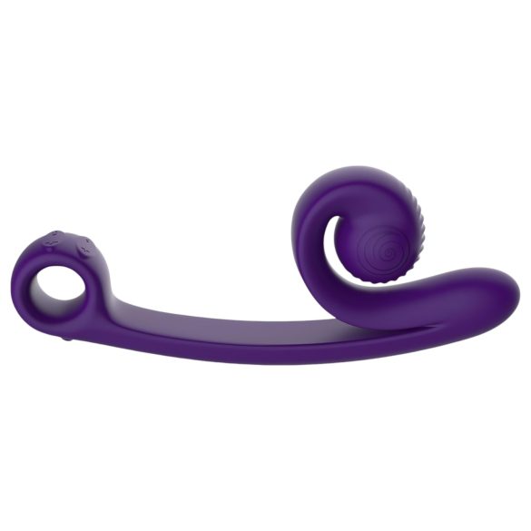 Sraigės Vibe Curve - 2in1 klitorio stimuliatorius vibratorius (violetinis)