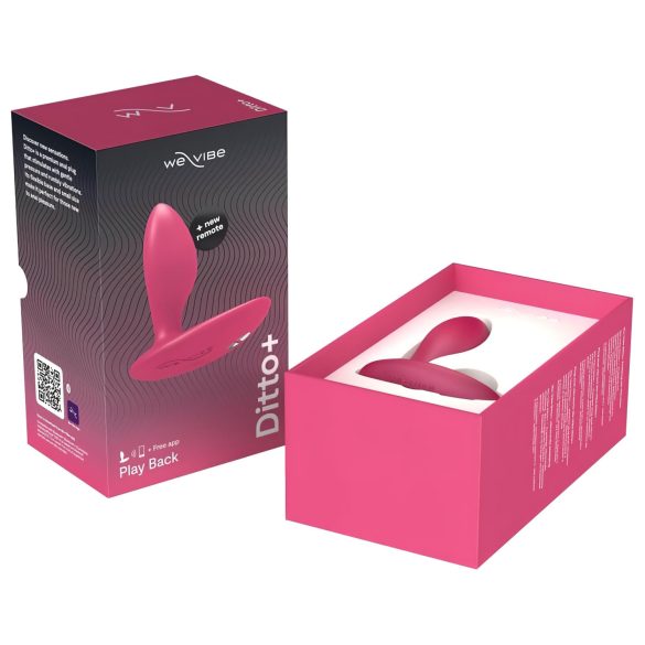 We-Vibe Ditto+ - išmanus įkraunamas analinis vibratorius (rožinis)