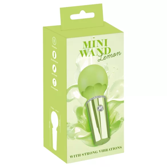 You2Toys Mini Wand - žalias akumuliatorinis masažuoklis vibratorius