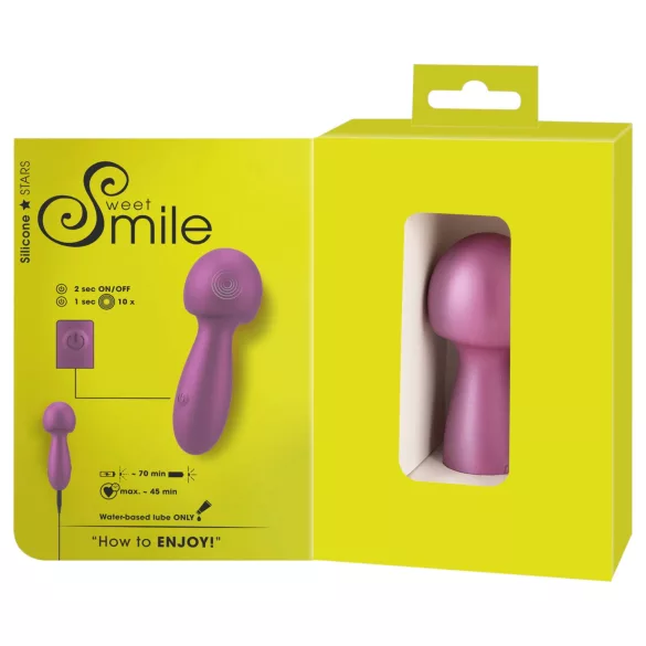 Sweet Smile - Lankstus mini masažuoklis (rožinis)