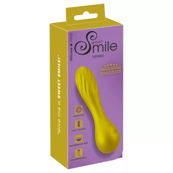 Sweet Smile - Metallic Vibe mini vibratorius (geltonas)