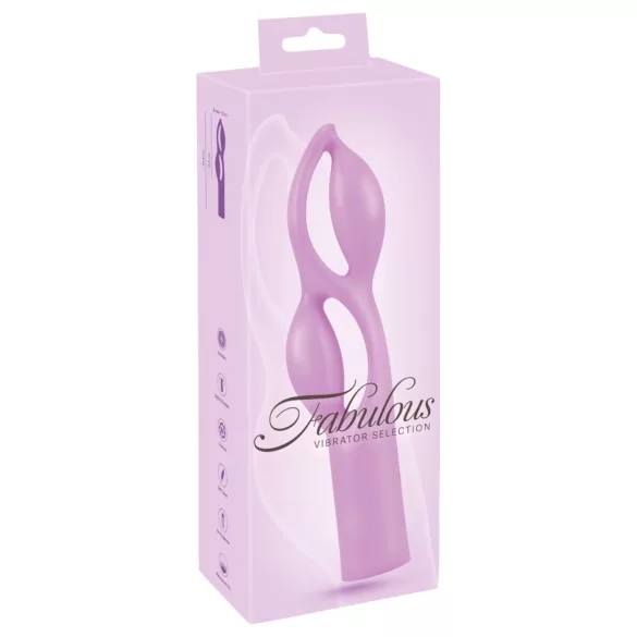 You2Toys Fabulous - įkraunama dviejų motorių vibratorius (violetinė)
