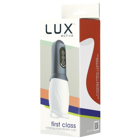 LUX Active First Class - automatinis masturbatorius - balta/pilka