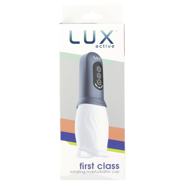 LUX Active First Class - automatinis masturbatorius - balta/pilka