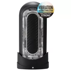 TENGA Flip Zero - galingas masturbatorius (juodas)