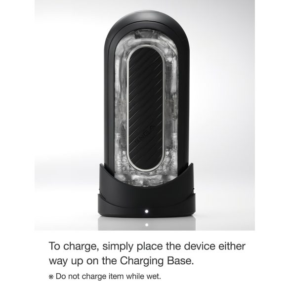 TENGA Flip Zero - galingas masturbatorius (juodas)