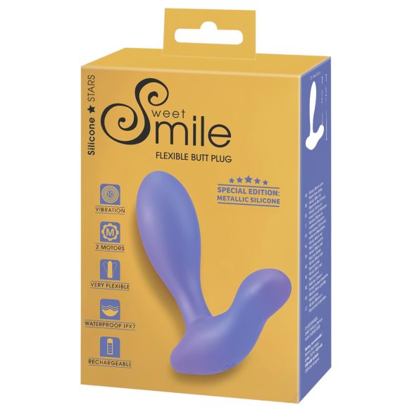 Smile - vibruojantis analinis kaištis - mėlynas
