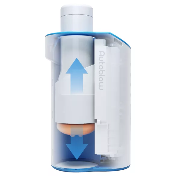 Autoblow A.I. Ultra - masturbatorius vyrams - burnos formos - baltas