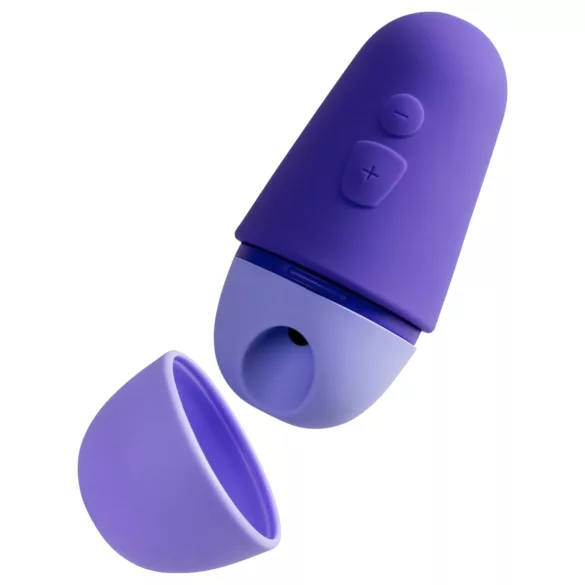 ROMP Free X - klitorio stimuliatorius su oro bangomis - įkraunamas - violetinis