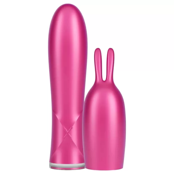 Durex Tease & Vibe - vibratorius su triusio klitorio stimuliatoriumi - rožinis