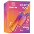 Durex Tease & Vibe - vibratorius su triusio klitorio stimuliatoriumi - rožinis