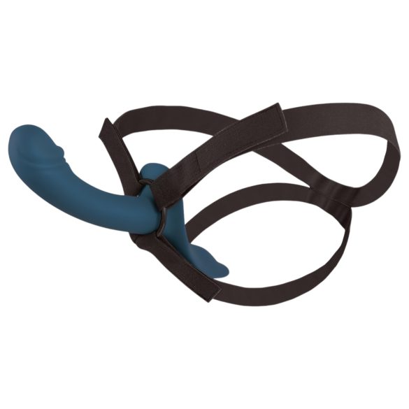 You2Toys - prisegamas vibratorius rinkinys - juodas mėlynas