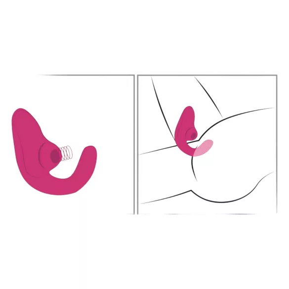 „Womanizer Blend“ - G taško vibratorius ir klitorio stimuliatorius (rožinis)