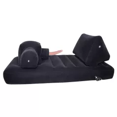   You2Toys Velvet Luxury - sekso mašina su integruota lova - juoda